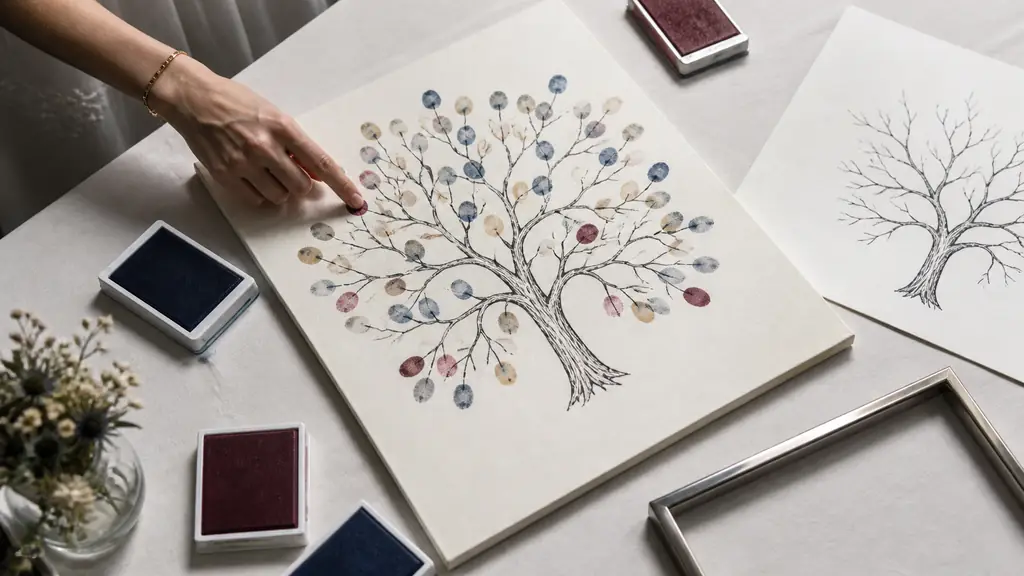 Arbre à empreinte de mariage : quel modèle choisir selon vos invités ?