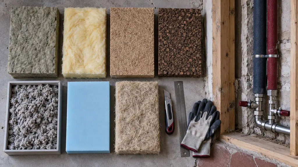 Isolant thermique pour mur : 7 matériaux à comparer